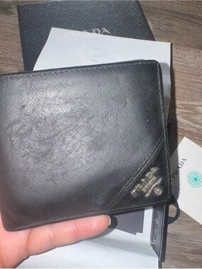 Authentic Prada Black wallet